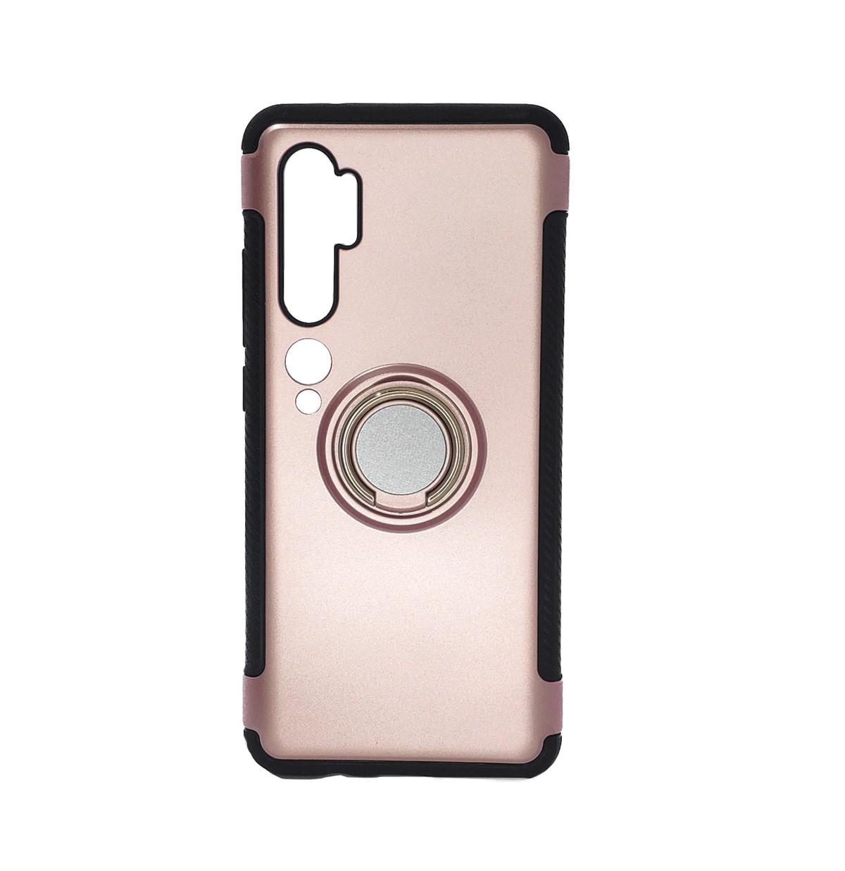 Protectores para celular  para Xiaomi  Mi Note 10 Funda reforzada con anillo v1 Rosa